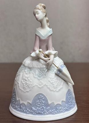 Фарфорова статуетка-дзвіночок lladro «звуки літа».