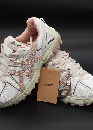Женские кроссовки asics gel-kahana 8 бело-розовые. топ качество! 39. размеры в наличии: 36, 37, 38, 39.