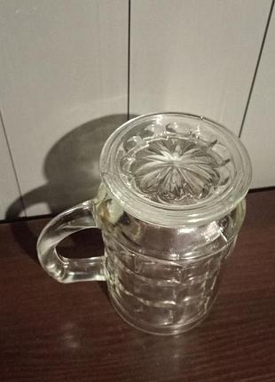 Кухоль пивний. 0.5 л. товсте скло. 1950 роки