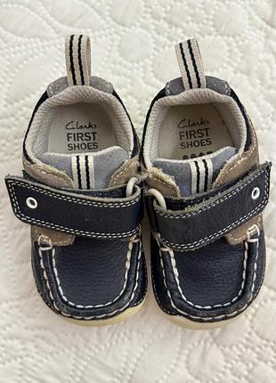 Clarks cruiser deck шкіряні дитячі мокасини 19 розмір
