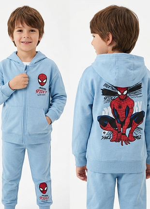 Спортивный костюм sinsay для мальчика, размер 128, с героем spider-man