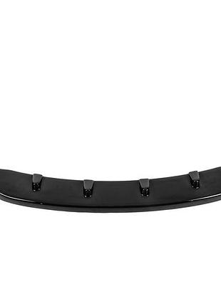 Передня lip накладка dpt v-2 (для m-sport 2003-2006, чорний глянець) для bmw 3 серія e46 рр