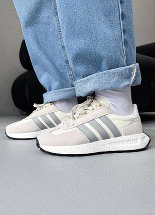 💕 жіночі кросівки adidas retropy e5 white/grey