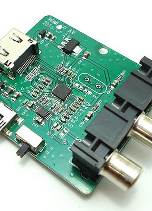 Конвертер hdmi-av(rca) 3