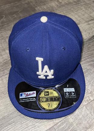 Оригінальна нова кепка new era 59fifty la dodgers authentic collection mlb 7 1/4