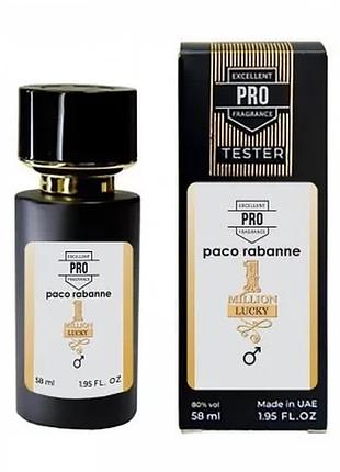 Rabanne 1 million lucky тестер pro мужской 58 мл