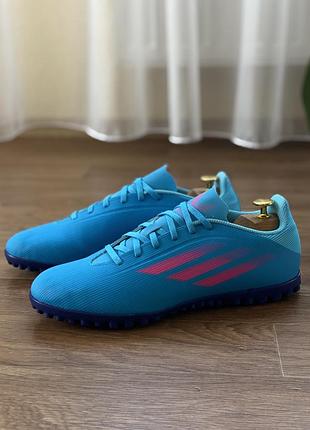 Футбольные бутсы сороконожки adidas x speedflow.4 tf размер 43