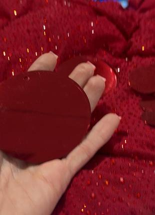 Пайетки red 70мм (1шт)