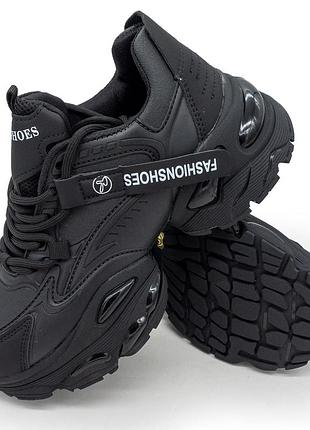 Женские кроссовки на платформе, танкетке fashion 911 черные 40. размеры в наличии: 38, 40.
