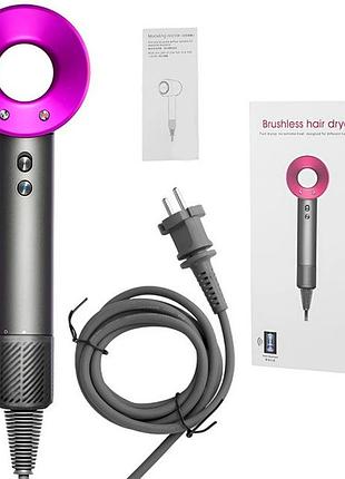 Фен-стайлер для волосся з насадкою 1600 вт super hair dryer fan