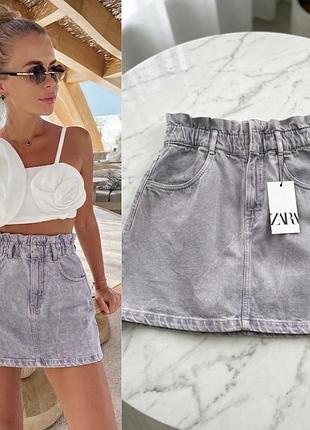 Джинсова спідниця від zara