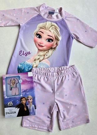 Детский купальный костюм uv 50+ disney 98-104 см для девочек