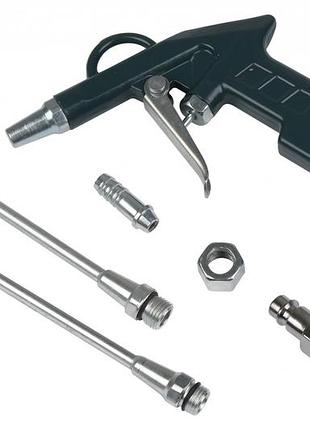 Пістолет пневматичний для продувки gut mechanic 1/4" 8-12 bar з подовжувачами adg00145