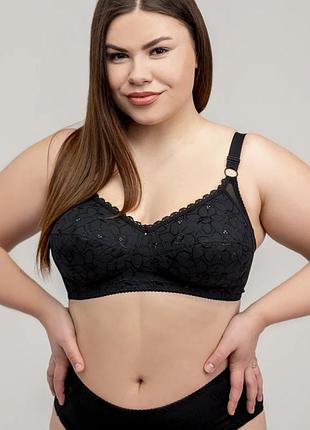 Бюстгальтер без косточек с мягкими чашками 95 bcdef 95b, черный