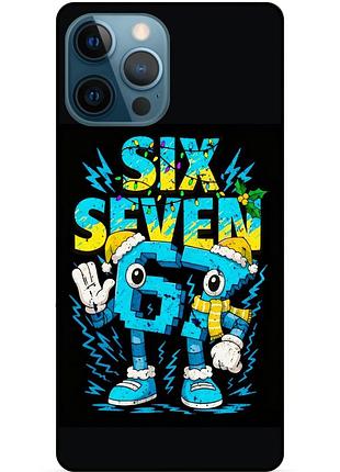 Силіконовий чохол six seven шість сім для xiaomi samsung motorola nokia iphone zte vivo oppo realme sixseven 01