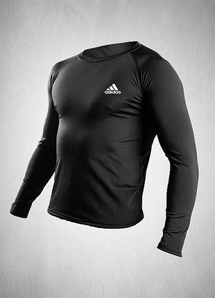 Компрессионный рашгард для тренировок adidas 2025, компрессионная одежда черного цвета xl