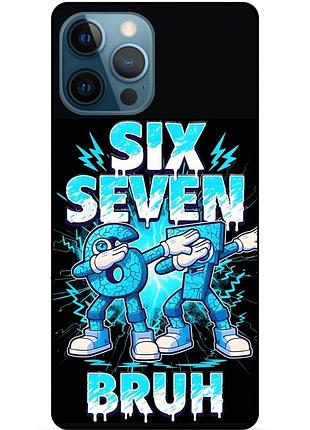 Силіконовий чохол six seven шість сім для xiaomi samsung motorola nokia iphone zte vivo oppo realme sixseven 09