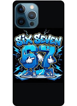 Силіконовий чохол six seven шість сім для xiaomi samsung motorola nokia iphone zte vivo oppo realme sixseven 04