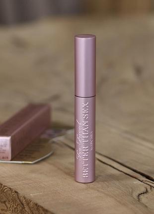 Туш для об'єму та подовження вій для вій better than sex mascara black 8 мл