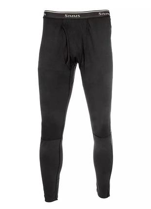 Штаны simms heavyweight baselayer bottom black s (13308-001-20)