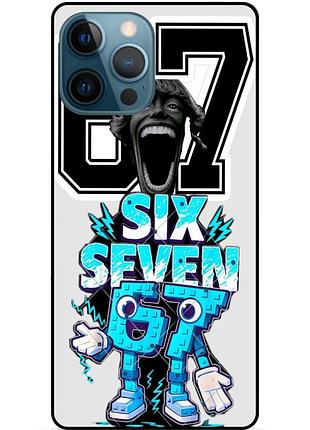 Силіконовий чохол six seven шість сім для xiaomi samsung motorola nokia iphone zte vivo oppo realme sixseven 07