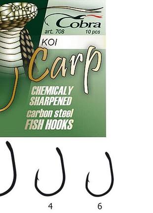 Гачок (cc306) cobra carp koi (сер.708/ 002) *10
