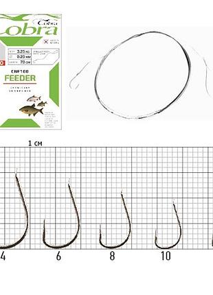 Гачок з повідцем cobra feeder (сер.cnf100/ 006) *10шт.