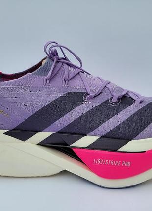 Кроссовки мужские беговые adidas adizero prime x3 strung powder plum/shock pink 45р.