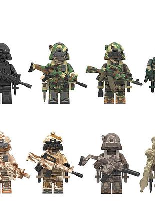 Ігровий набір солдатів 8 шт. для lego (wm6147)