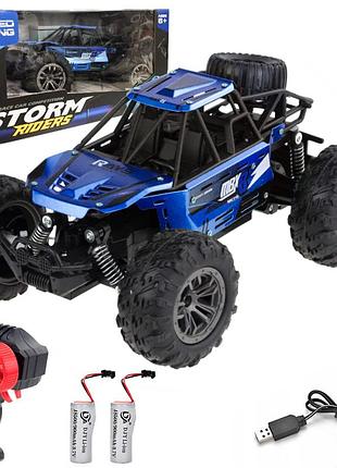 Джип на пульту керування big monster truck синього кольору (9040-2f)