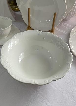 Салатник фарфоровый chateau blank k293 22.5*8см