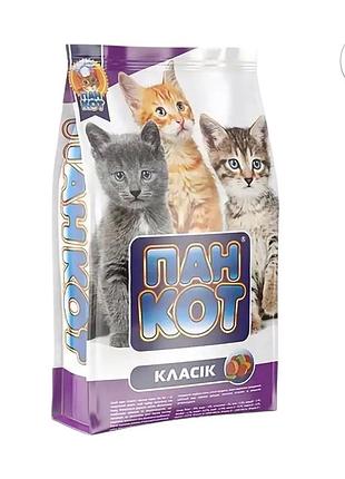 Пан-кот класік сухой корм для взрослых кошек 10 кг