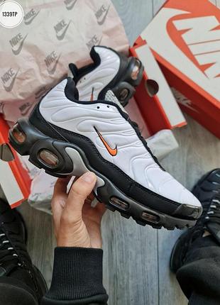 Мужские серые кроссовки nike air max tn plus grey black orange х эйр макс тн 43