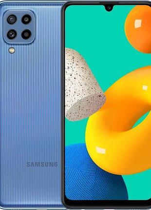 Смартфонsamsung galaxy m32 128gb blue – super amoled 90 гц, 6000 мач, 64 мп