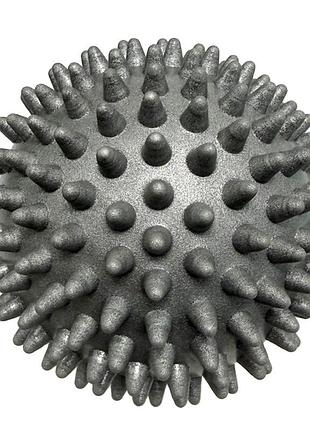 Мяч массажный ms 2096-2(grey) размер 7,5 см, серый