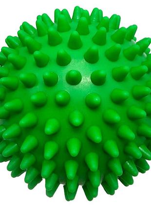 Мяч массажный ms 2096-2(green) размер 7,5 см, зеленый