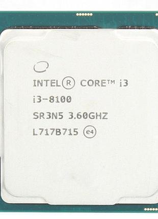 Процессор core i3-8100 sr3n5 socket 1151
