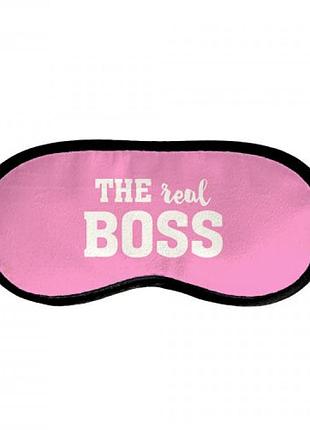 Маска для сна real boss