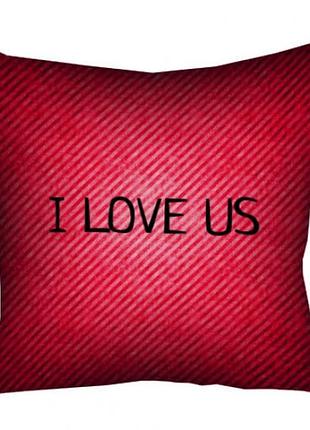 Подушка i love us