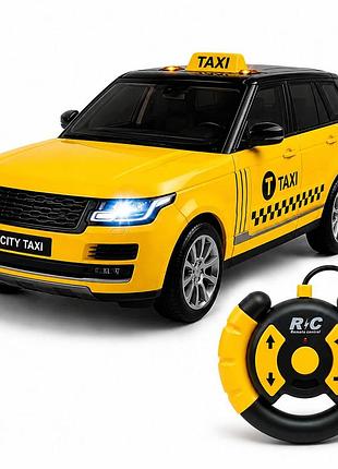 Машинка на радіокеруванні land rover range rover taxi city 25 см — таксі, підсвітка, акумулятор, t9012a