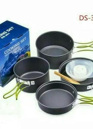 Набір посуду похідний cooking set ds-301