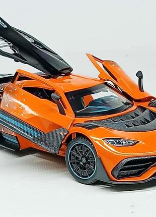 Машинка автопром mercedes-amg one, масштаб 1:24, (20 см), жовтогаряча ap7705/1
