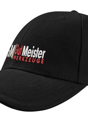 Кепка з логотипом gut meister чорна 957966