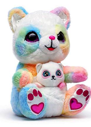 Интерактивное животное star toys "панда с малышем" украинская озвучка m5086