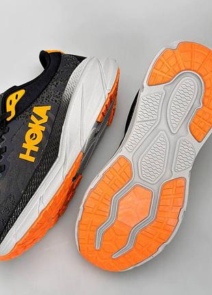 Женские беговые кроссовки hoka challenger art 7 черные текстильные на каждый день городские хока челленджер повседневные на лето весну