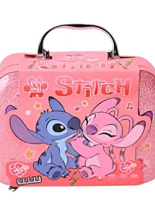 Набор детской косметики и аксессуаров для девочек стич 15 предметов 661-6 stitch розовый