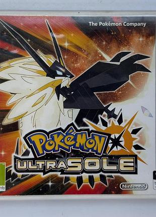 Pokémon ultra sun, б/у, итальянская версия - картридж для nintendo 3ds