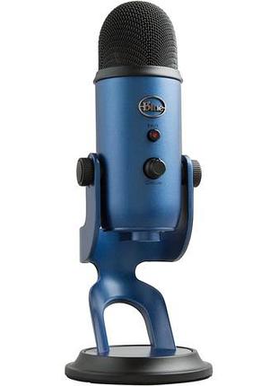 Микрофон logitech blue yeti usb midnight blue для пк и стриминга