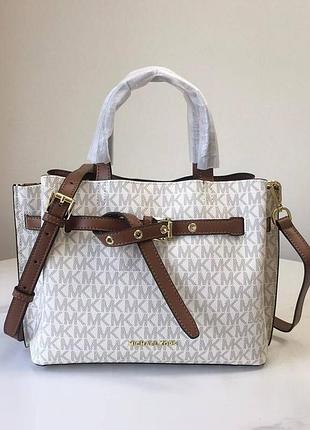 Брендовая женская сумочка mk emilia grey lux