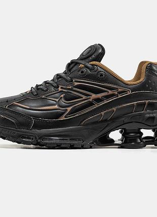 Мужские кроссовки nike shox ride 2 sp black brown 40-41-42-43-44-45